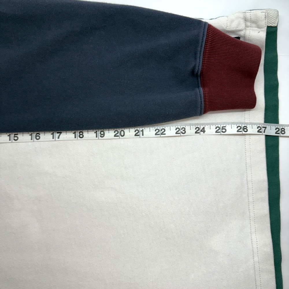Abercrombie & Fitch Mens Colorblock Rugby Cloth Hoodie Multi Color Medium - Picture 8 of 9